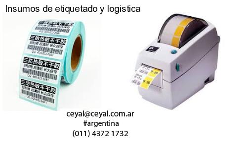 Insumos de etiquetado y logistica