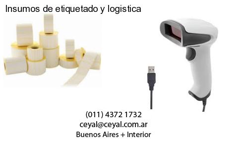 Insumos de etiquetado y logistica
