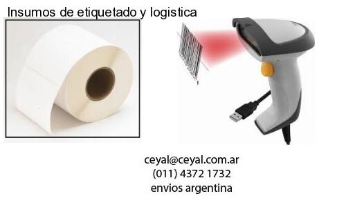 Insumos de etiquetado y logistica