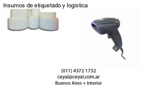 Insumos de etiquetado y logistica