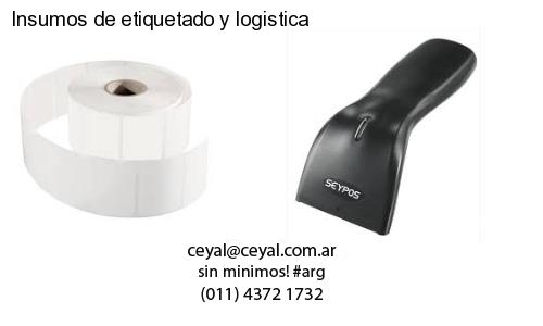 Insumos de etiquetado y logistica