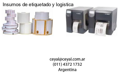 Insumos de etiquetado y logistica