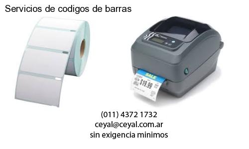 Servicios de codigos de barras