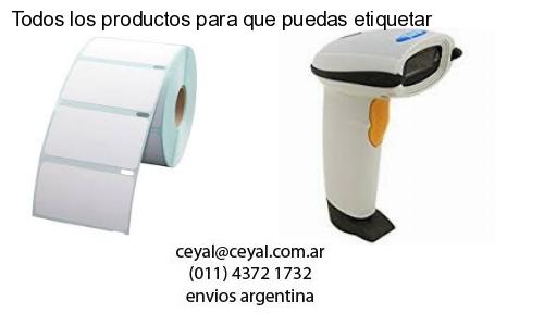 Todos los productos para que puedas etiquetar