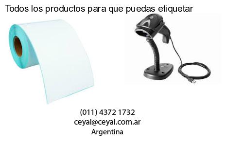 Todos los productos para que puedas etiquetar