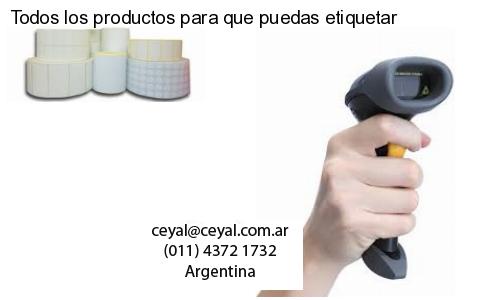 Todos los productos para que puedas etiquetar