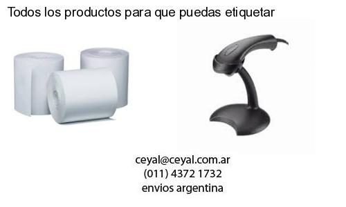 Todos los productos para que puedas etiquetar