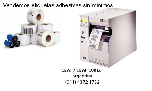 Vendemos etiquetas adhesivas sin minimos