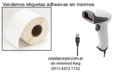 Vendemos etiquetas adhesivas sin minimos
