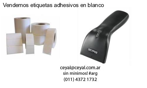 Vendemos etiquetas adhesivos en blanco