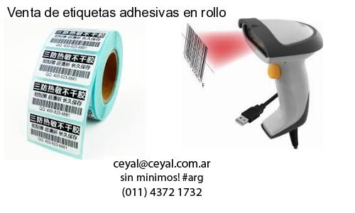 Venta de etiquetas adhesivas en rollo