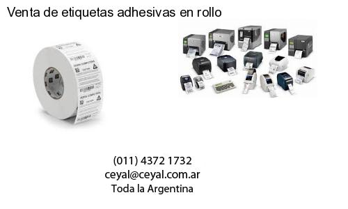 Venta de etiquetas adhesivas en rollo