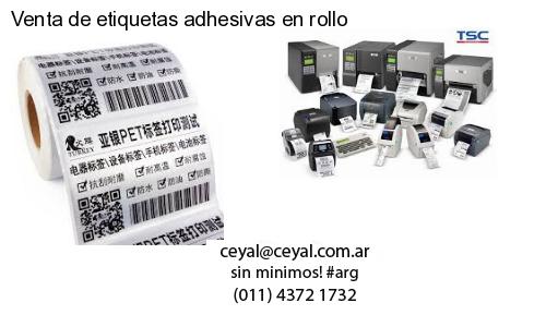 Venta de etiquetas adhesivas en rollo