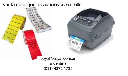 Venta de etiquetas adhesivas en rollo