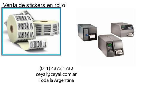 Venta de stickers en rollo