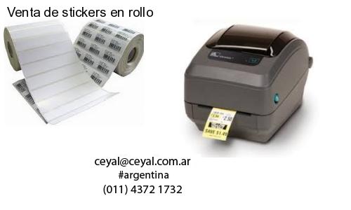 Venta de stickers en rollo