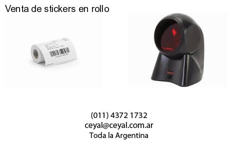 Venta de stickers en rollo