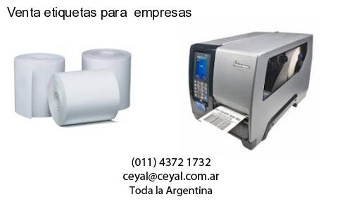 Venta etiquetas para empresas