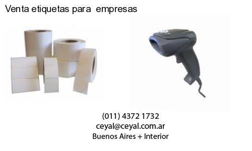 Venta etiquetas para  empresas