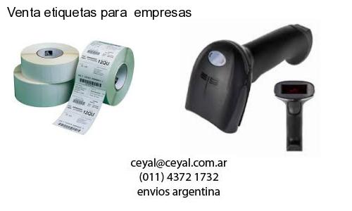 Venta etiquetas para  empresas