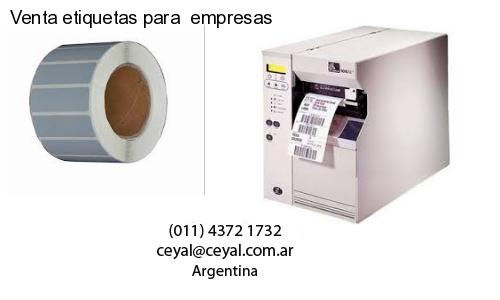 Venta etiquetas para  empresas