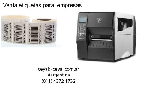 Venta etiquetas para  empresas