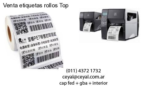 Venta etiquetas rollos Top