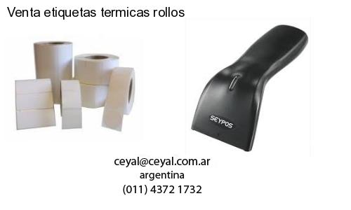 Venta etiquetas termicas rollos