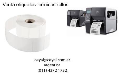 Venta etiquetas termicas rollos