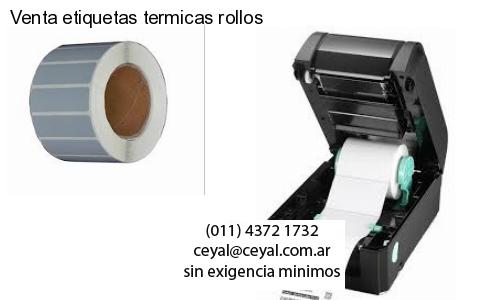 Venta etiquetas termicas rollos