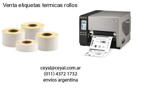 Venta etiquetas termicas rollos