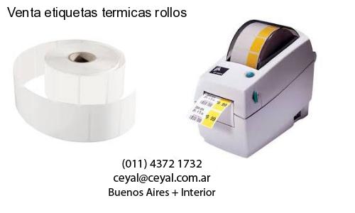 Venta etiquetas termicas rollos