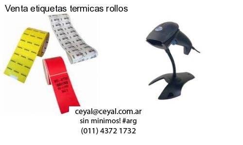 Venta etiquetas termicas rollos