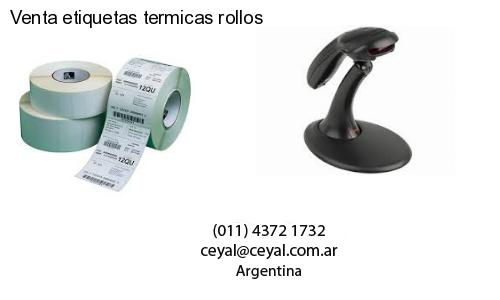 Venta etiquetas termicas rollos