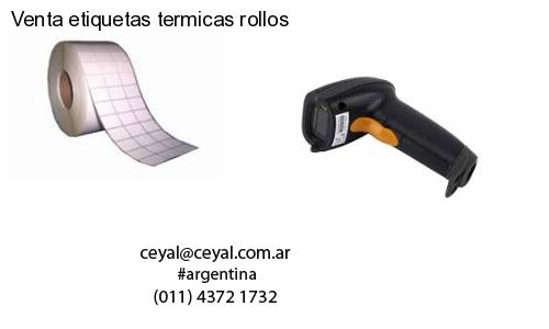 Venta etiquetas termicas rollos