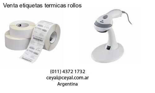 Venta etiquetas termicas rollos