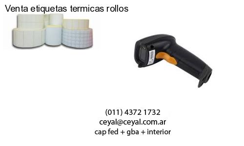 Venta etiquetas termicas rollos