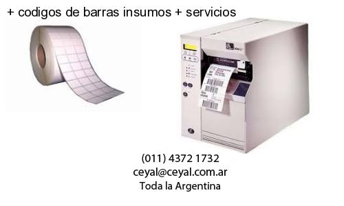   codigos de barras insumos   servicios