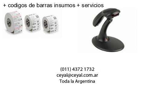   codigos de barras insumos   servicios