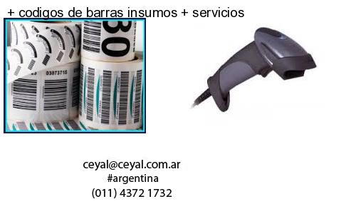   codigos de barras insumos   servicios