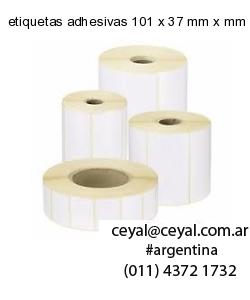 etiquetas adhesivas 101 x 37 mm x mm