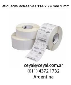 etiquetas adhesivas 114 x 74 mm x mm