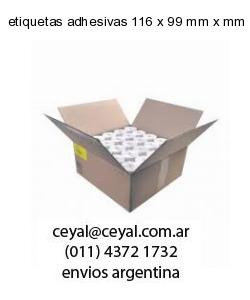 etiquetas adhesivas 116 x 99 mm x mm