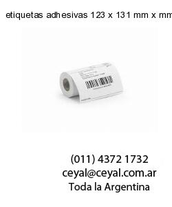 etiquetas adhesivas 123 x 131 mm x mm