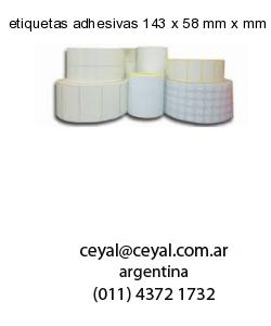 etiquetas adhesivas 143 x 58 mm x mm