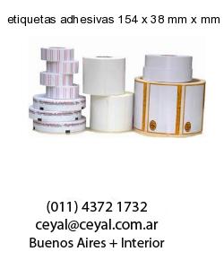 etiquetas adhesivas 154 x 38 mm x mm