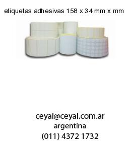 etiquetas adhesivas 158 x 34 mm x mm