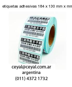 etiquetas adhesivas 184 x 130 mm x mm
