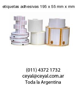 etiquetas adhesivas 195 x 55 mm x mm