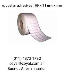 etiquetas adhesivas 199 x 31 mm x mm
